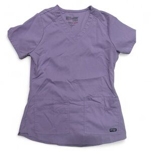 Greys anatomy purple scrub top